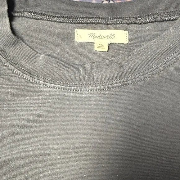 Madewell Black T-shirt Dress - Picture 3 of 5